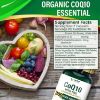 CoQ10 with PQQ, High Absorption Q10 Coenzyme 300mg 90 Vegetarian Softgels, Heart Health and Energy Production