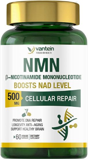 NMN Supplement, 500MG (120 Capsules) NMN Nicotinamide Mononucleotide Powder for Supports Anti-Aging, Longevity and Energy, Enhance Concentration, Naturally Boost NAD+ Levels