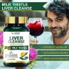 Liver Cleanse Detox & Repair, Liver Support Supplement Artichoke - Dandelion Root Support Healthy Liver Function Detox Cleanse Capsules Boost Immune System Relief with Milk Thistle Extract