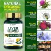 Liver Cleanse Detox & Repair, Liver Support Supplement Artichoke - Dandelion Root Support Healthy Liver Function Detox Cleanse Capsules Boost Immune System Relief with Milk Thistle Extract