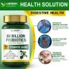 Probiotics, 60 Billion CFU 19 Strains Prebiotic Blend, Keep Digestive System Healthy, Immune System Enhancement Probiotics for Women Men, 60 Veggie Capsules