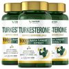 3 Pack Turkesterone Supplement 1000mg, Muscle Building and Mood Boost, Male Strength Enhancer and Immune Booster - 120 Vegan Capsules