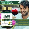 Liver Cleanse Detox & Repair, Liver Support Supplement Artichoke - Dandelion Root Support Healthy Liver Function Detox Cleanse Capsules Boost Immune System Relief with Milk Thistle Extract