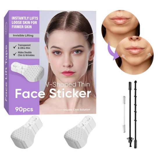 Face Lift Tape, Instant Face Lifting Tape ,Invisible for Lift Double Chin and Tight Skin,90pcs