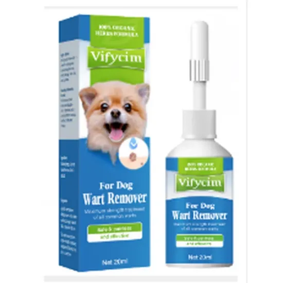 20ml Pet Wart Remover Effective Quick Absorb Non-Irritating Mild to Skin Easily Apply Deeply Penetration Soften Keratin Dog Wart Removal Treatment Essence for Puppy