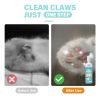 Dog Paw Cleaner, Waterless Paw Cleaner for Dogs with Detachable Brush Head, No-Rinse Natural Dog Paw Washer, Portable Pet Paw Cleaner, Effective Cleaning for Dog Paw