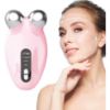 Microcurrent Facial Device, USB Rechargeable Face Massager for Anti Aging and Wrinkle, Intelligent Double Chin Massager
