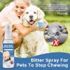 Bitter Apple Spray for Dogs to Stop Chewing, Prevents Dogs from Biting and Staying Away from Restricted Areas, Indoor and Outdoor Use - Dog Deterrent Spray