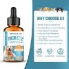 Probiotic for Dogs, Probiotic Drops for Dogs with Digestive Enzymes, Dog Probiotics for Yeast, Itchy Skin and Itchy Ears, Digestive Health Support, Relieve Diarrhea and Indigestion