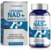 VIVALIFER Liposomal NAD+ Supplement, NAD+ 500mg with TMG 250 mg for Ultra Max Enhanced Absorption, Promotes Anti-Aging, Energy and DNA Repair, Brain Function - 120 Capsules