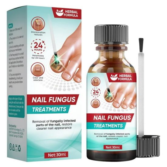 Picture of Toenail Fu-ng-us Treatment-Extra Strength Nail Fu-n-gus Solution for Toenail & Fingernail, Repair Liquid for Thick Cracked Discolored Nails, Restore Nail Health