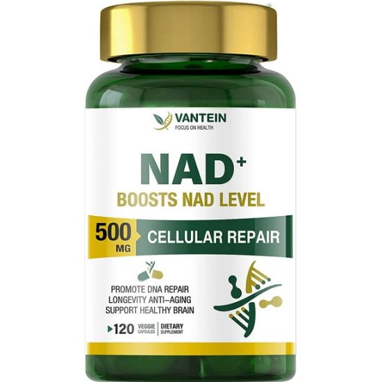 Picture of vantein NAD Supplement 500MG, Supports Skin Health, Healthy Aging, Boost NAD Levels, Muscle Health, Promotes Immune
