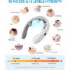 Picture of Neck Massager with Heat, Portable Electric Neck Massager for Pain Relief Deep Tissue, Lymphatic Drainage Massager with 10 Modes&16 Levels, 130g Ultra-Light Wear, Relax Gift for Her/Him/Friend/Dad/Mom