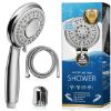 Picture of Shower Head, 5 Settings Shower Heads with Handheld, High Pressure Anti-Leak, Adjustable & Chrome